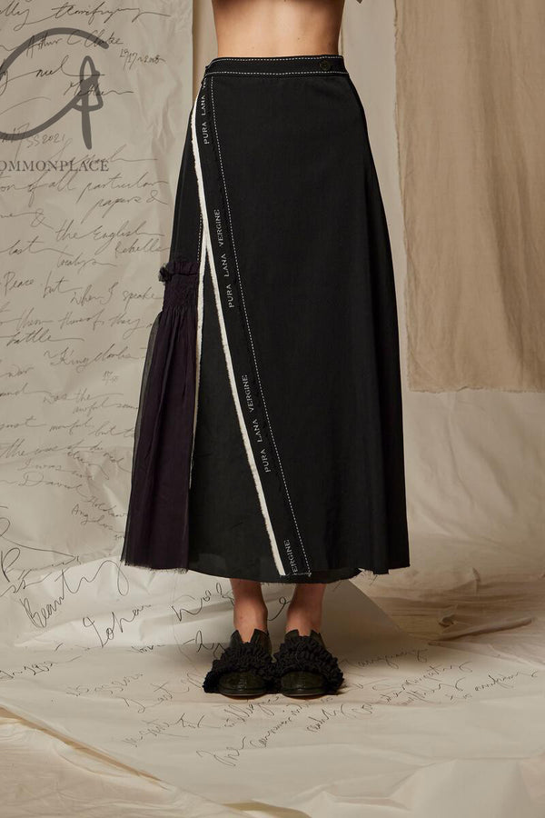 A TENTATIVE ATELIER fork sewing half -body skirt A2223553